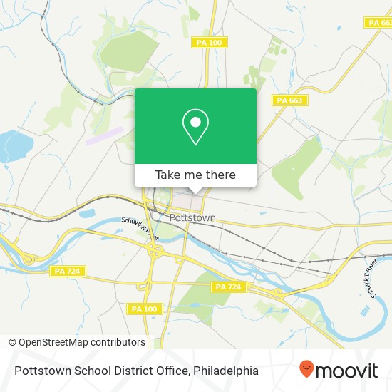 Pottstown School District Office map
