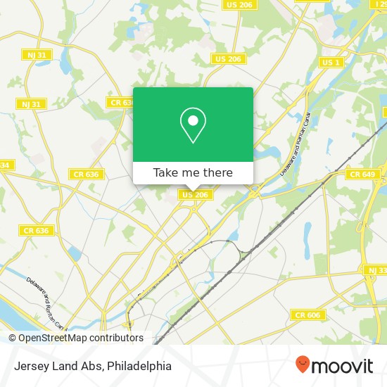 Jersey Land Abs map