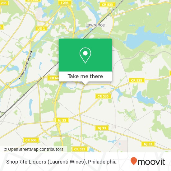 Mapa de ShopRite Liquors (Laurenti Wines)