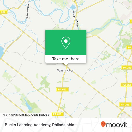 Bucks Learning Academy map