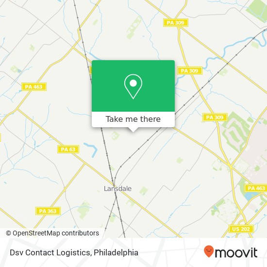 Dsv Contact Logistics map