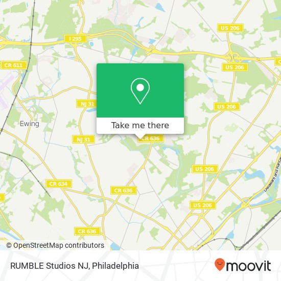 RUMBLE Studios NJ map