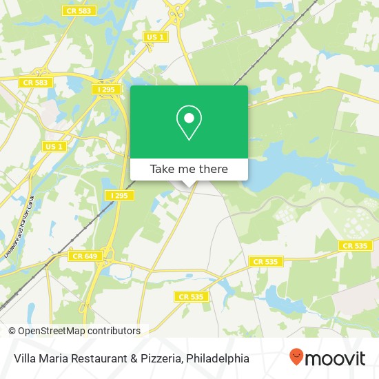 Mapa de Villa Maria Restaurant & Pizzeria