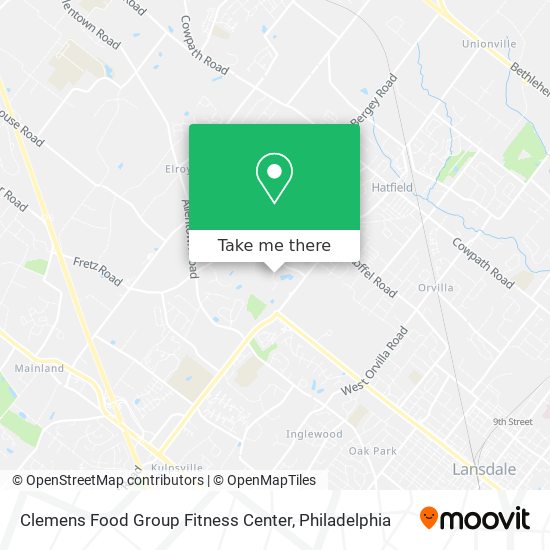Mapa de Clemens Food Group Fitness Center