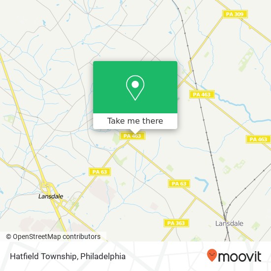 Hatfield Township map