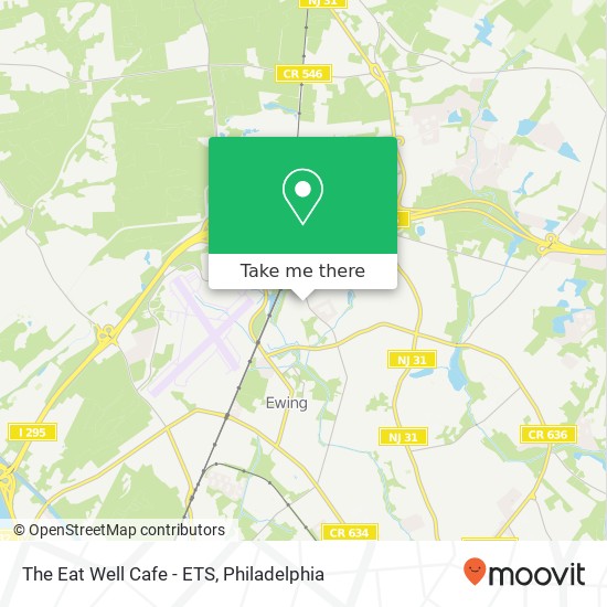 The Eat Well Cafe - ETS map