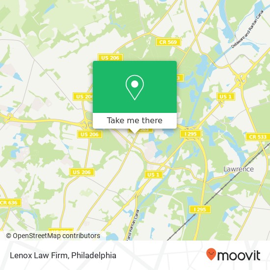 Lenox Law Firm map