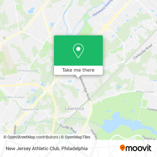 Mapa de New Jersey Athletic Club