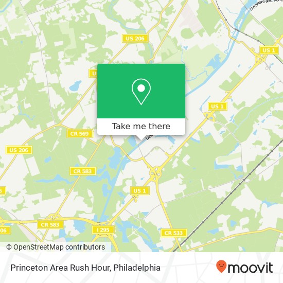 Princeton Area Rush Hour map