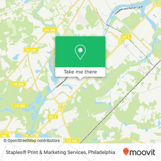 Staples® Print & Marketing Services map