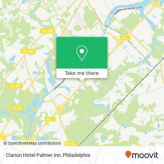 Mapa de Clarion Hotel Palmer Inn