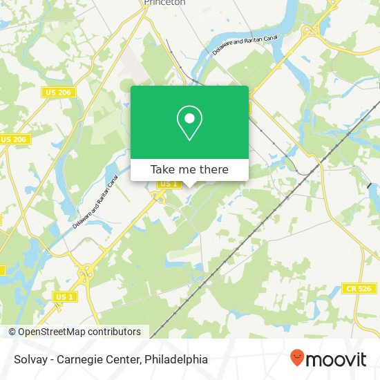 Solvay - Carnegie Center map