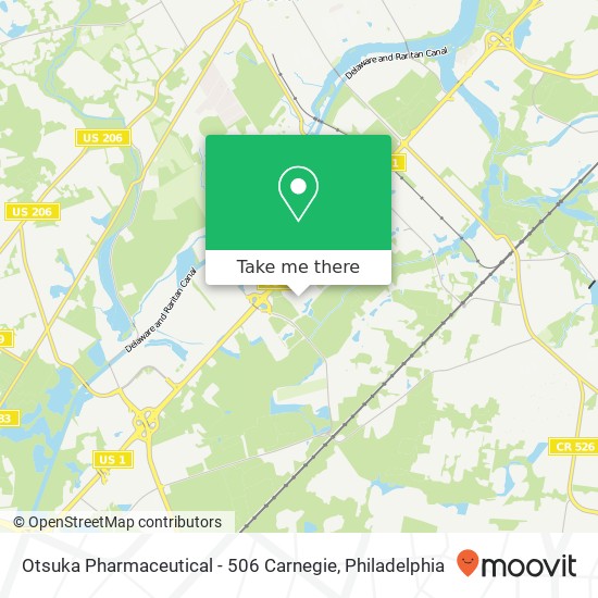 Mapa de Otsuka Pharmaceutical - 506 Carnegie