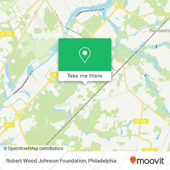 Robert Wood Johnson Foundation map