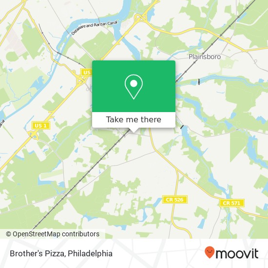 Brother's Pizza map