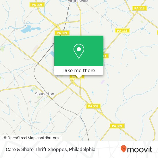 Care & Share Thrift Shoppes map