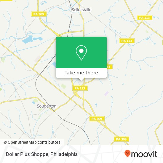 Mapa de Dollar Plus Shoppe