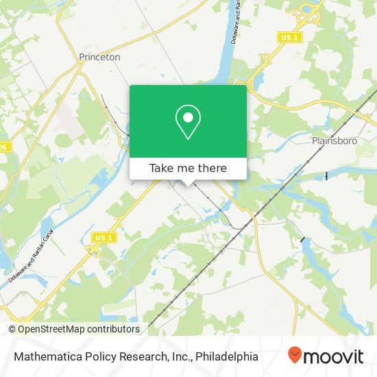 Mathematica Policy Research, Inc. map