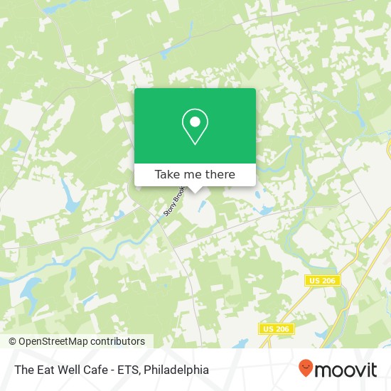Mapa de The Eat Well Cafe - ETS
