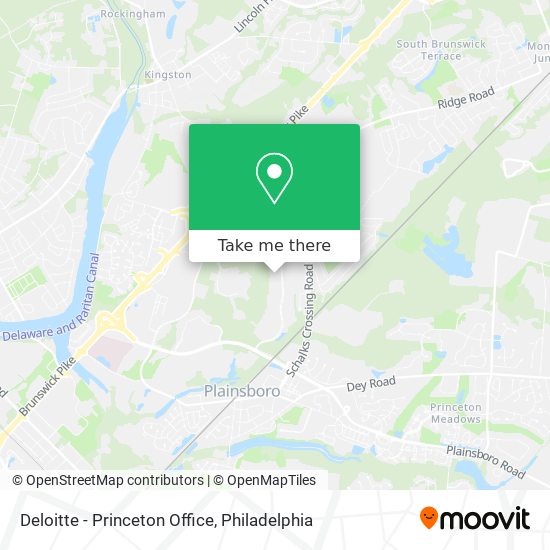 Mapa de Deloitte - Princeton Office