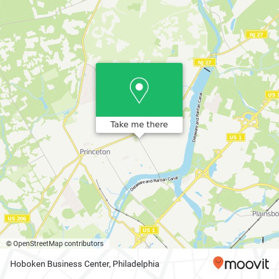 Mapa de Hoboken Business Center