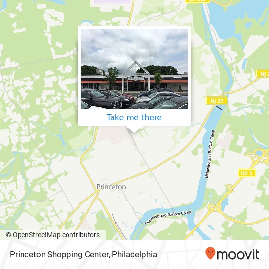 Princeton Shopping Center map
