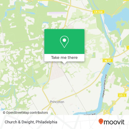 Church & Dwight map