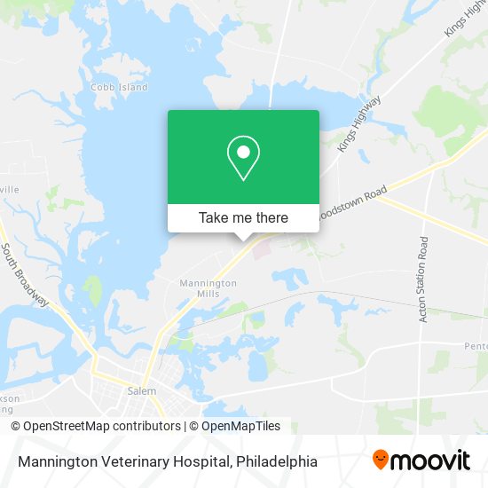 Mapa de Mannington Veterinary Hospital