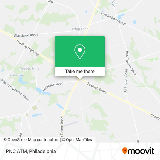 PNC ATM map