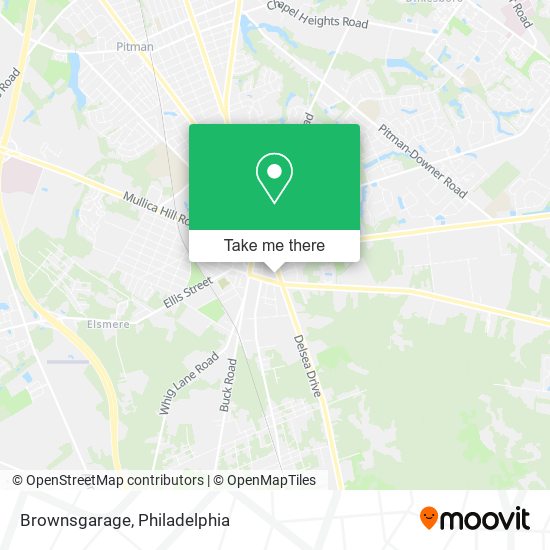 Brownsgarage map