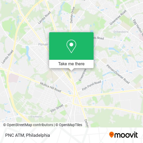 PNC ATM map