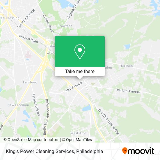 King's Power Cleaning Services map