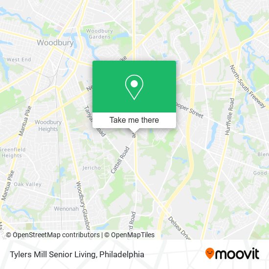 Mapa de Tylers Mill Senior Living