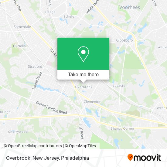 Mapa de Overbrook, New Jersey