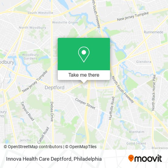 Innova Health Care Deptford map