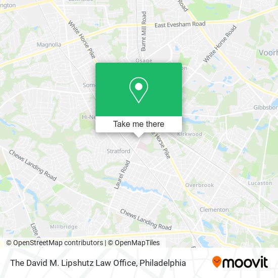 Mapa de The David M. Lipshutz Law Office