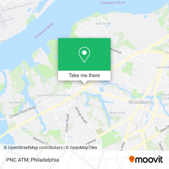 PNC ATM map