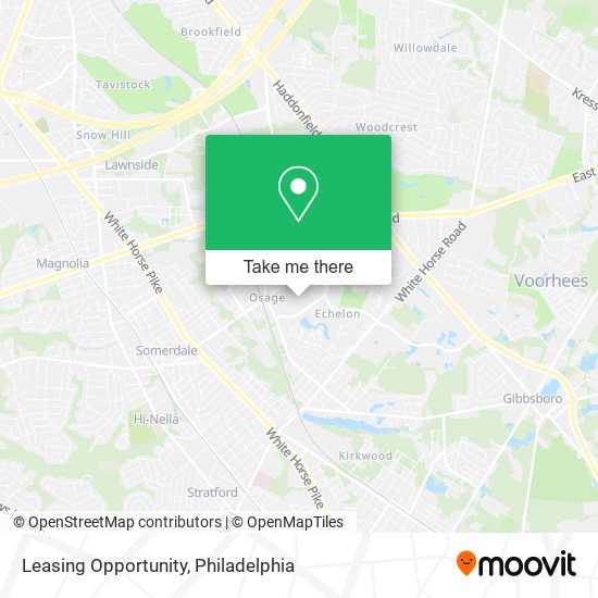 Mapa de Leasing Opportunity