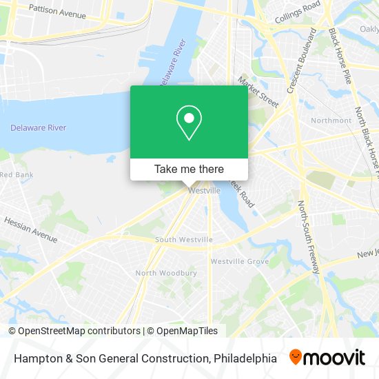 Mapa de Hampton & Son General Construction