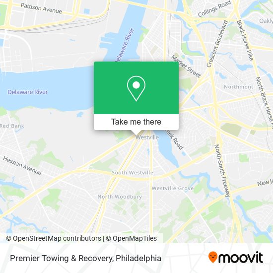 Premier Towing & Recovery map