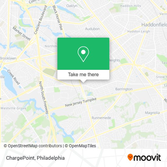 ChargePoint map