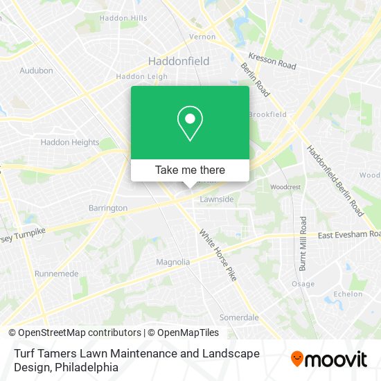 Mapa de Turf Tamers Lawn Maintenance and Landscape Design