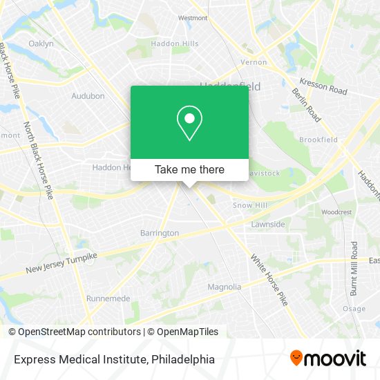 Express Medical Institute map
