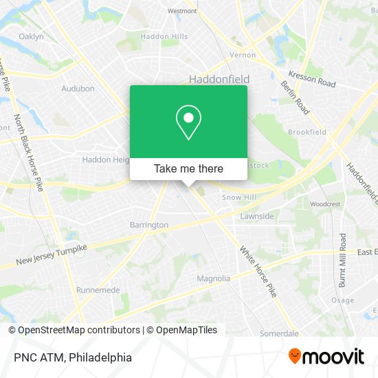 PNC ATM map