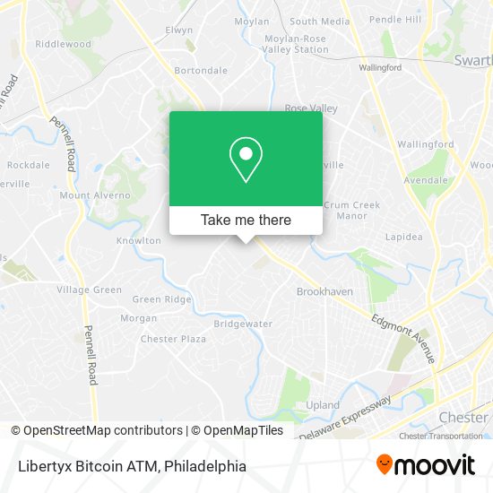 Mapa de Libertyx Bitcoin ATM