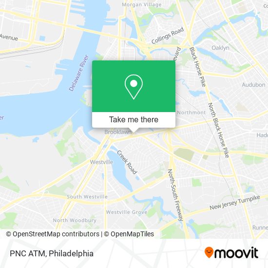 PNC ATM map