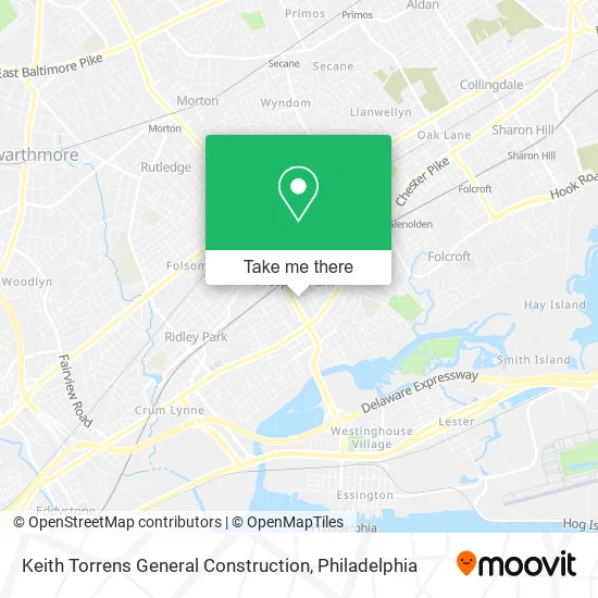 Keith Torrens General Construction map