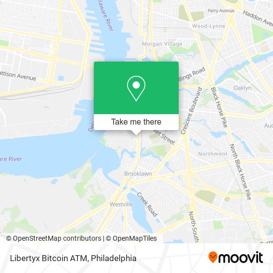 Mapa de Libertyx Bitcoin ATM