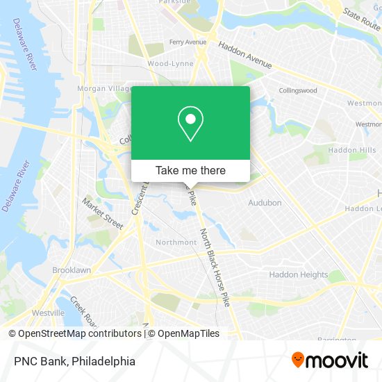 PNC Bank map