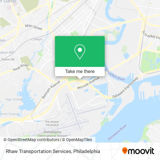 Rhaw Transportation Services map